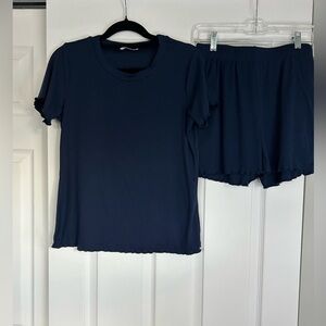 Pajama Set- Navy Blue Women